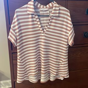 Jane + Delaney striped blouse. Size small. Excellent condition!